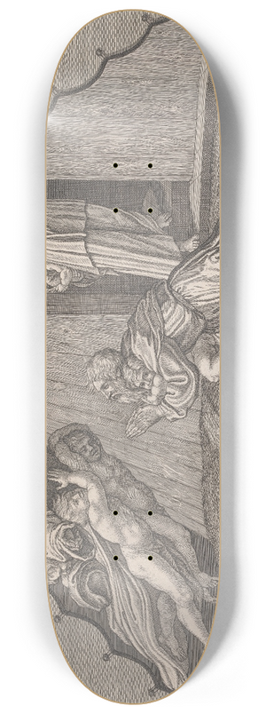 John Alexander - The Blessing of Abraham (After Raphael) 8.25 inch art skate deck