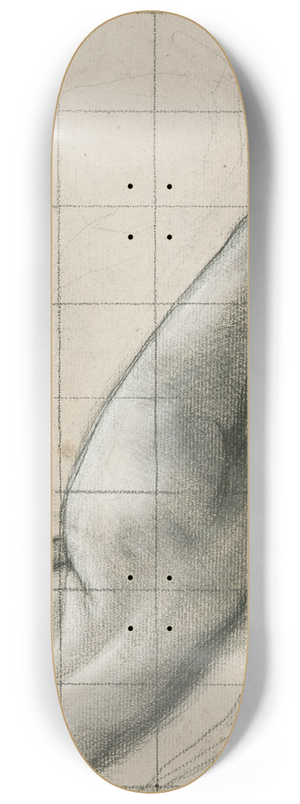 Pierre Puvis de Chavannes - Femme couche 8.25 inch art skate deck