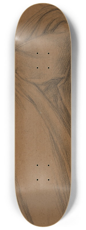 Pierre Puvis de Chavannes - Femme drape, debout, de face 8.25 inch art skate deck