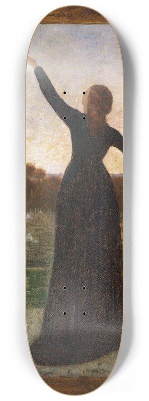 Pierre Puvis de Chavannes - Le Ballon 8.25 inch art skate deck