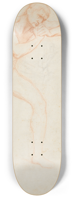 Pierre Puvis de Chavannes - Male Nude 8.25 inch art skate deck