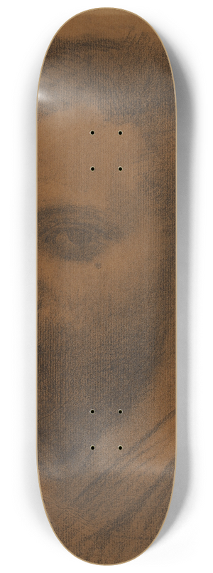 Pierre Puvis de Chavannes - Portrait de Daras 8.25 inch art skate deck