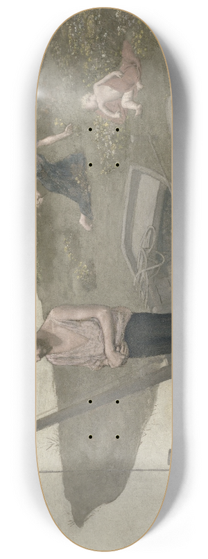 Pierre Puvis de Chavannes - The Poor Fisherman 8.25 inch art skate deck