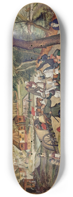 Pieter Brueghel The Younger - Return from the Kermesse 8.25 inch art skate deck