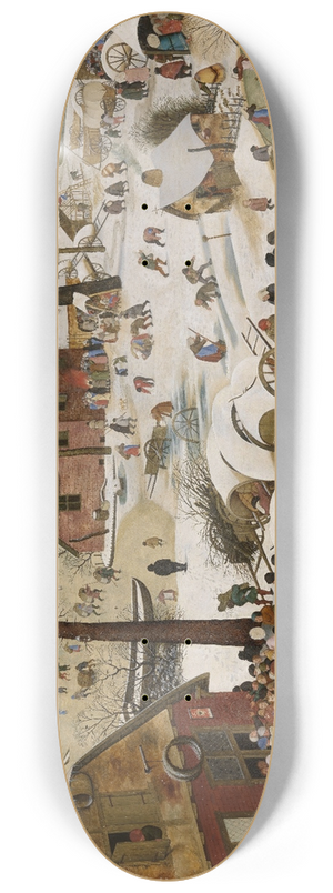 Pieter Brueghel The Younger - The Peoples Census at Bethlehem 8.25 inch art skate deck