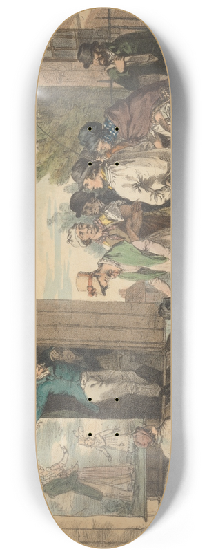 John Augustus Atkinson - The Show 8.25 inch art skate deck