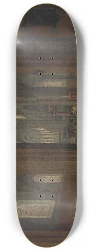 Pieter Neeffs the Elder - ChurchInterior 8.25 inch art skate deck