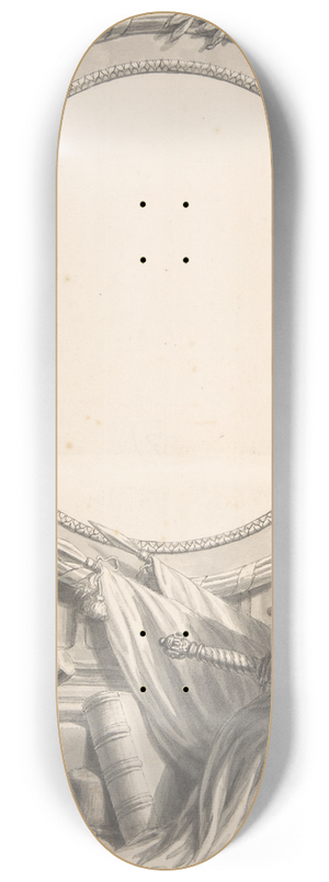 Pieter Tanj - Design for an Ornamental Frame 8.25 inch art skate deck