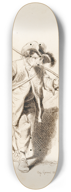 Pieter van Loon - Een rattenvanger 8.25 inch art skate deck