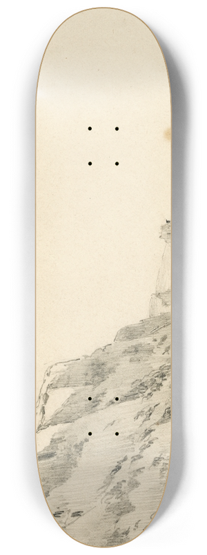 Pieter van Loon - Kust en strand bij Dover 8.25 inch art skate deck