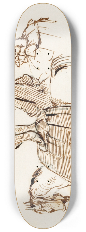 Pieter van Loon - Ruiters 8.25 inch art skate deck