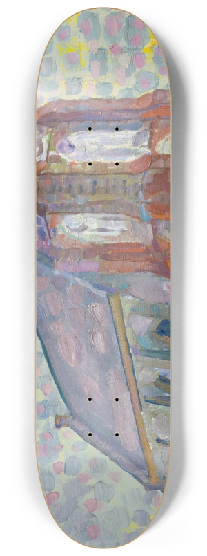 Piet Mondrian - Church In Zoutelande 8.25 inch art skate deck