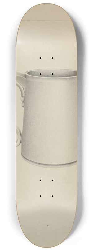 Amelia Tuccio - Silver Mug 8.25 inch art skate deck