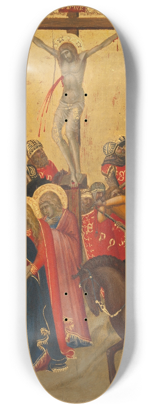 Pietro Lorenzetti - The Crucifixion 8.25 inch art skate deck