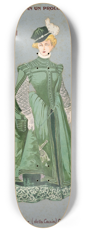 Pipein Gamba - Dame (della Caccia) Corista 8.25 inch art skate deck