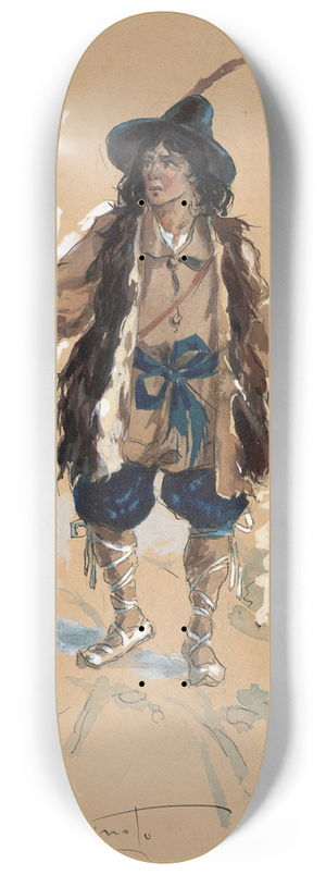 Plinio Codognato - 2 comparse 8.25 inch art skate deck