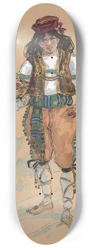Plinio Codognato - Coristi uomini 8.25 inch art skate deck