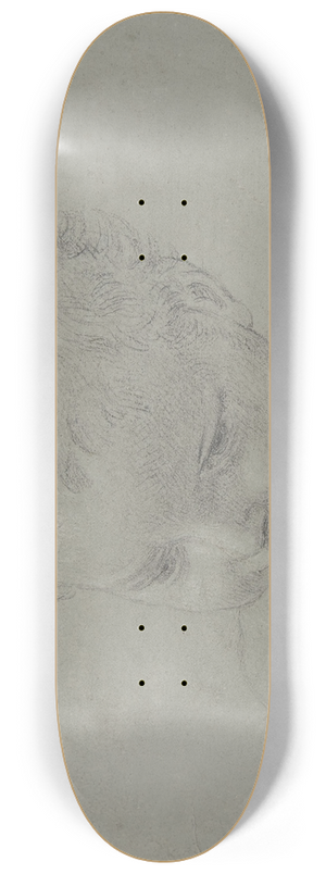 Pompeo Batoni - Bust-Length Study of a Child 8.25 inch art skate deck