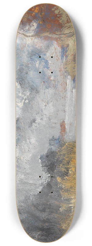 Pompeo Mariani - A Boat Trip on a Lake 8.25 inch art skate deck