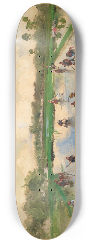 Pompeo Mariani - In the Rice Field, Zelata 8.25 inch art skate deck