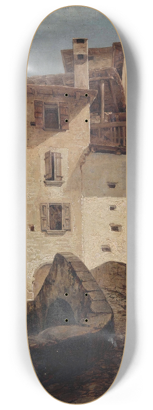 Pompeo Pozzi - Veduta di Ness 8.25 inch art skate deck
