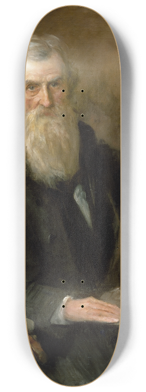 John Butler Yeats - Portrait of John OLeary (1830-1907), Nationalist and Journalist 8.25 inch art skate deck