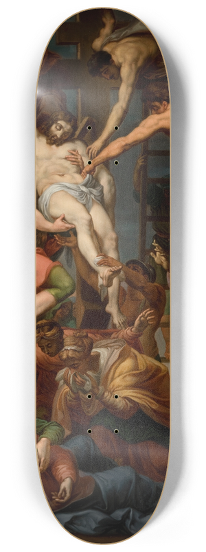 Rafa Hadziewicz - Deposition from the Cross 8.25 inch art skate deck