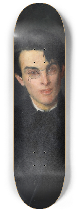 John Butler Yeats - Portrait of William Butler Yeats (1865-1939), Poet 8.25 inch art skate deck