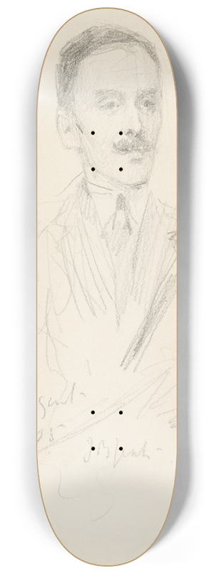 John Butler Yeats - Sir Hugh Lane (1875-1915), later Director of the National Gallery of Ireland 8.25 inch art skate deck John Butler Yeats - Sir Hugh Lane (1875-1915), later Director of the National Gallery of Ireland 8.25 inch art skate deck