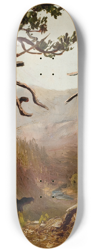 Ralph Albert Blakelock - Adirondack Landscape 8.25 inch art skate deck