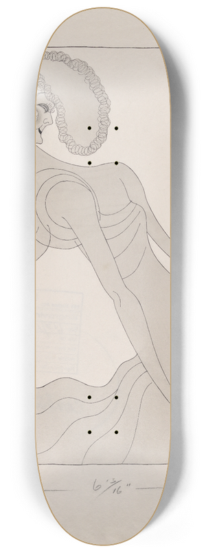 Ralph Barton - Billie Burke 8.25 inch art skate deck