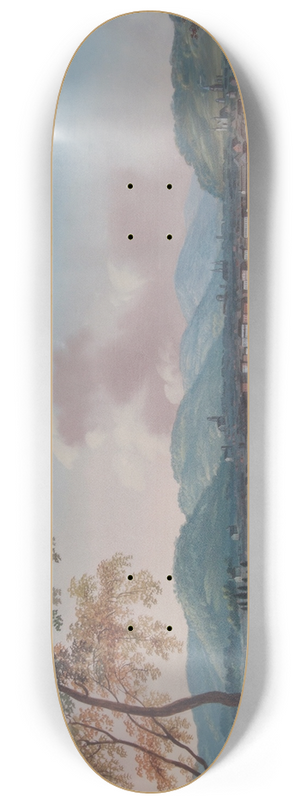John Caspar Wild - Cincinnati From Behind Newport Barracks 8.25 inch art skate deck