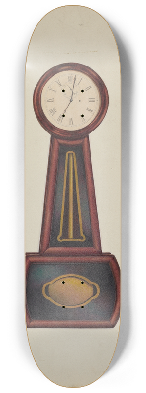 Ralph Morton - Banjo Clock 8.25 inch art skate deck