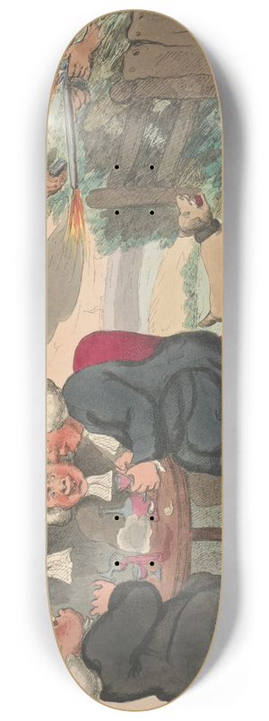 John Cawse - Devils  Parson Shooting 8.25 inch art skate deck