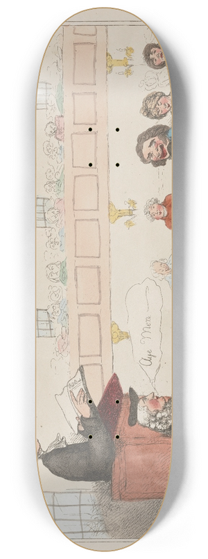 John Cawse - John Bull Askd at Saint Stephens 8.25 inch art skate deck