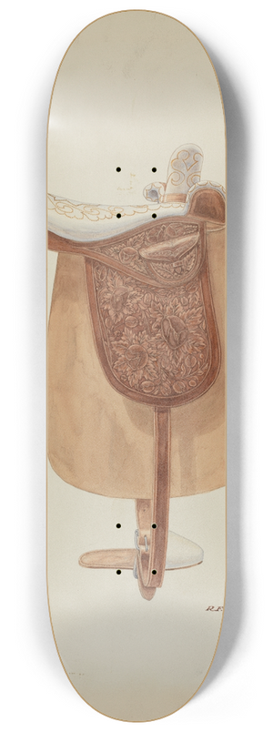 Randolph F. Miller - Side Saddle 8.25 inch art skate deck