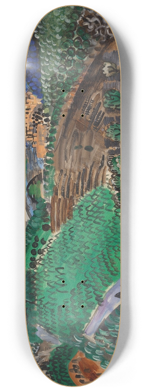 Raoul Dufy - Saint-Paul de Vence 8.25 inch art skate deck