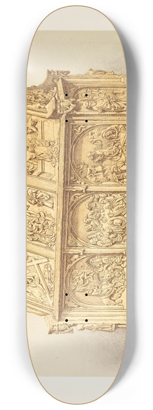 John Charles Robinson - Chasse, or Reliquary, of the Fifteenth Century, in Carved and Gilded Wood 8.25 inch art skate deck