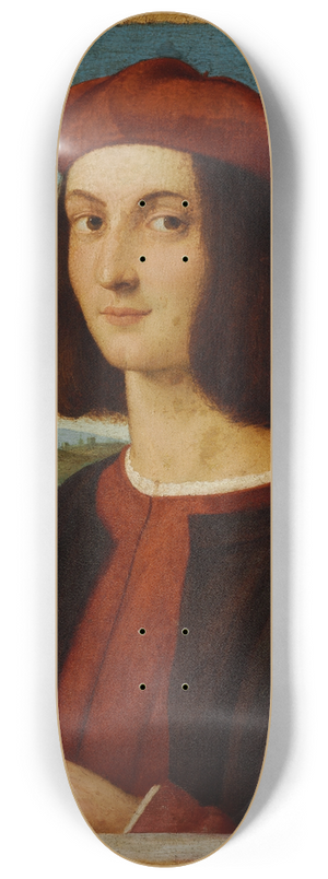 Raphael - Portrait of Pietro Bembo 8.25 inch art skate deck