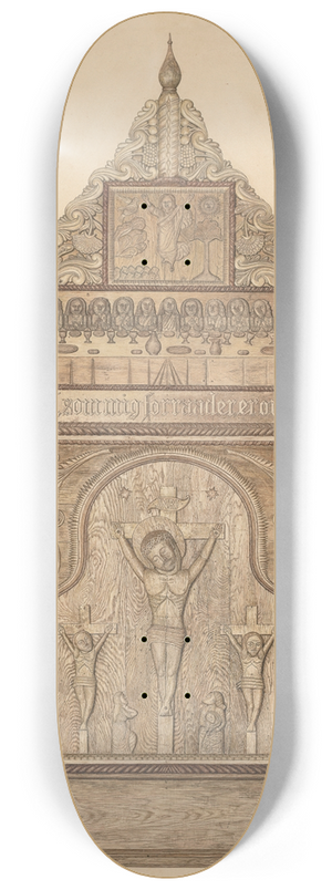 Raymond Neumann - Decorah Altar 8.25 inch art skate deck