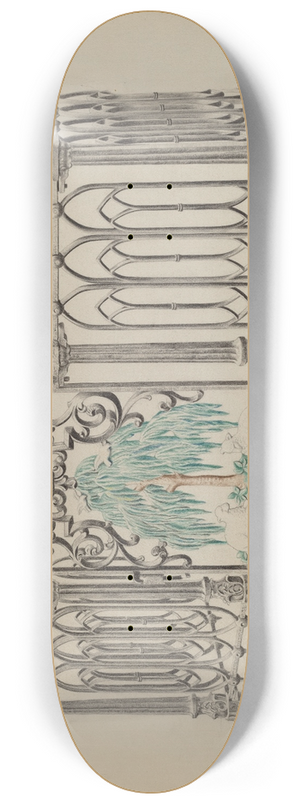 Ray Price - Cast Iron Gate and Fence 8.25 inch art skate deck