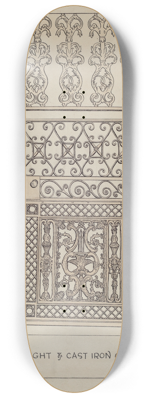 Ray Price - Cast Iron Gate 8.25 inch art skate deck