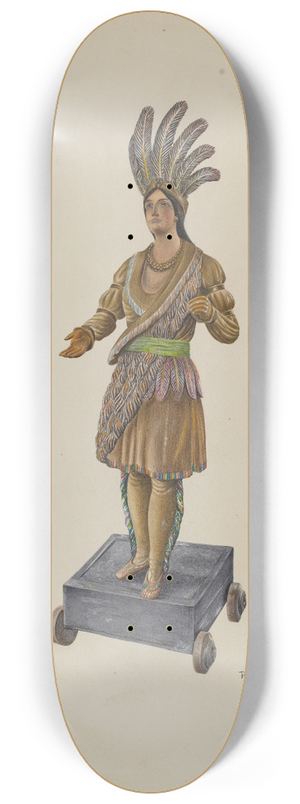 Ray Price - Cigar Store Indian 8.25 inch art skate deck