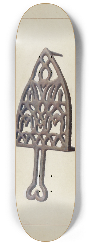 Regina Henderer - Iron Holder 8.25 inch art skate deck