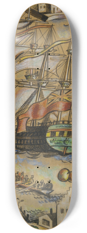 Reginald Marsh - NewAmsterdam 8.25 inch art skate deck