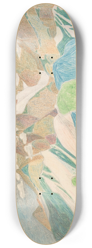 Reijer Stolk - Berglandschap 8.25 inch art skate deck