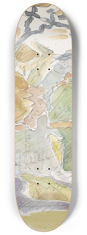 Reijer Stolk - Bospad in de herfst 8.25 inch art skate deck