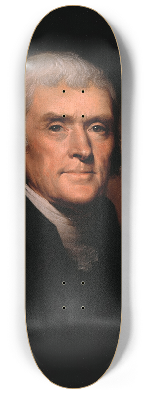 Rembrandt Peale - Thomas Jefferson 8.25 inch art skate deck