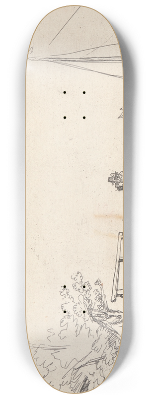 Rembrandt van Rijn - Sixs Bridge 8.25 inch art skate deck
