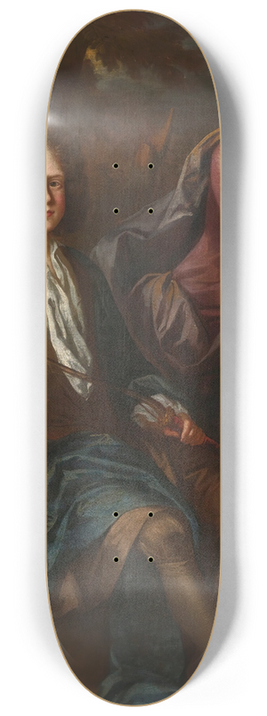 John Closterman - Portrait Of Thomas And George Dashwood 8.25 inch art skate deck